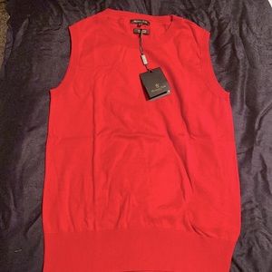 Massimo Dutti red vest